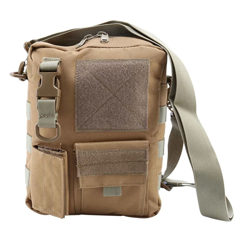 

Men Waterproof Vertical Messenger Bag Shoulder Bag Outdoor Travel Commuter Package Extend Molle Bag