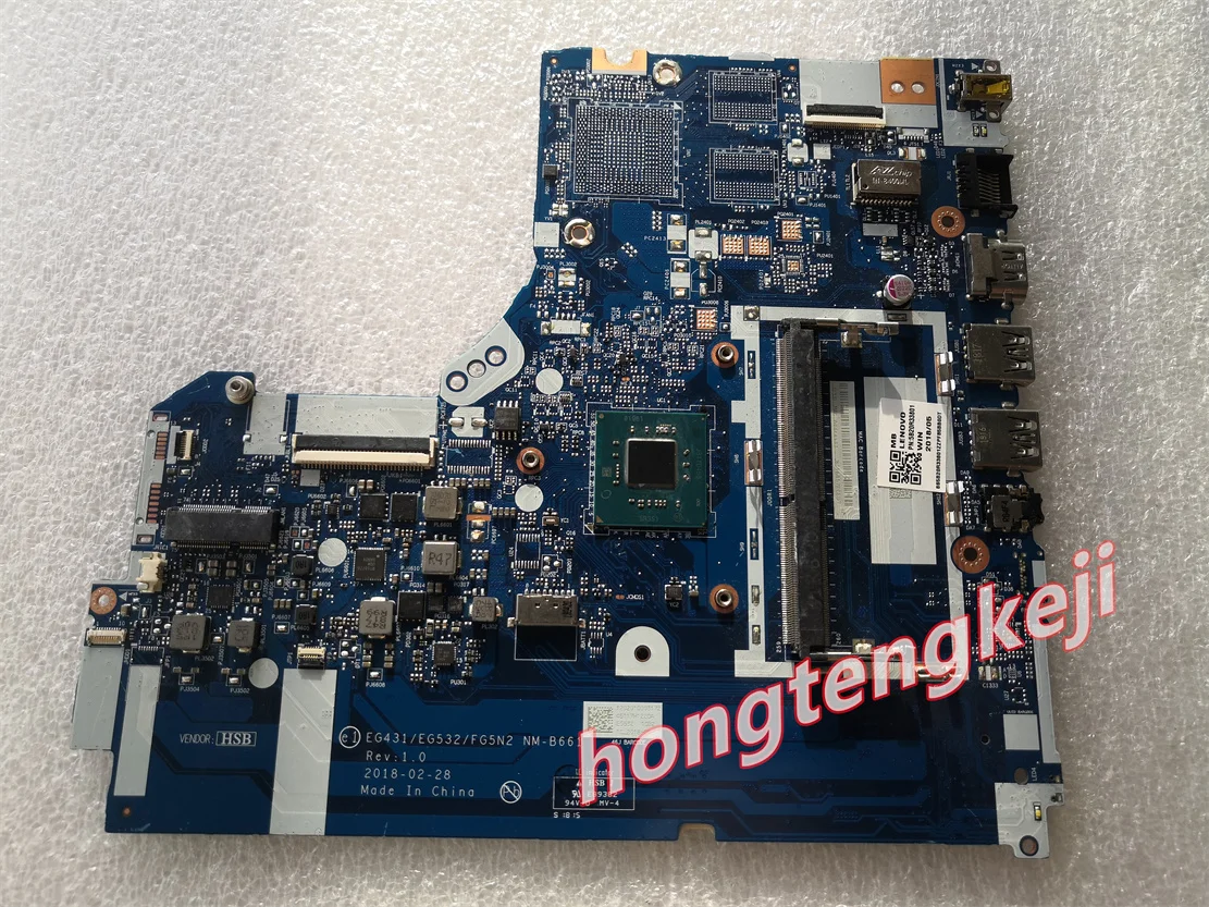 

Used 5B20R33801 For Lenovo ideapad 330-15IGM Motherboard N4000 cpu eg431/eg532/fg5n2/nm-b661 test ok