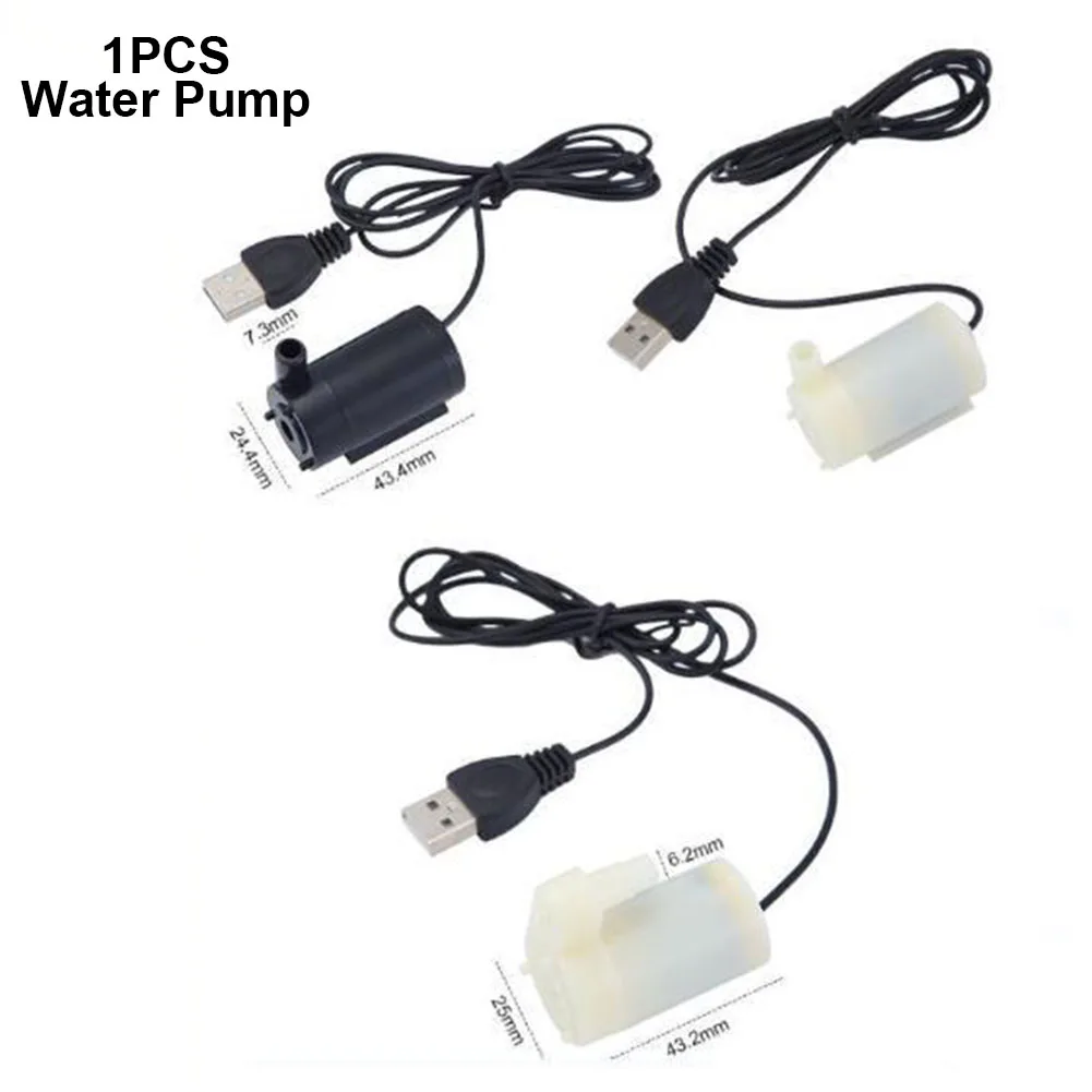 

1PC DC 5V USB Low Pressure Small Water Pump Submersible And Amphibious Mini Submersible Water Pump Controllers