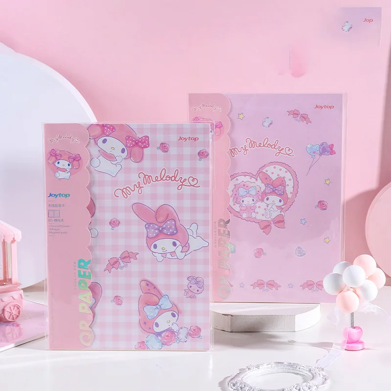 

Милый блокнот My Melody Kawaii Sanrio аниме Kuromi Cinnamoroll милый мультяшный милый студенческий канцелярский игрушечный для девочек