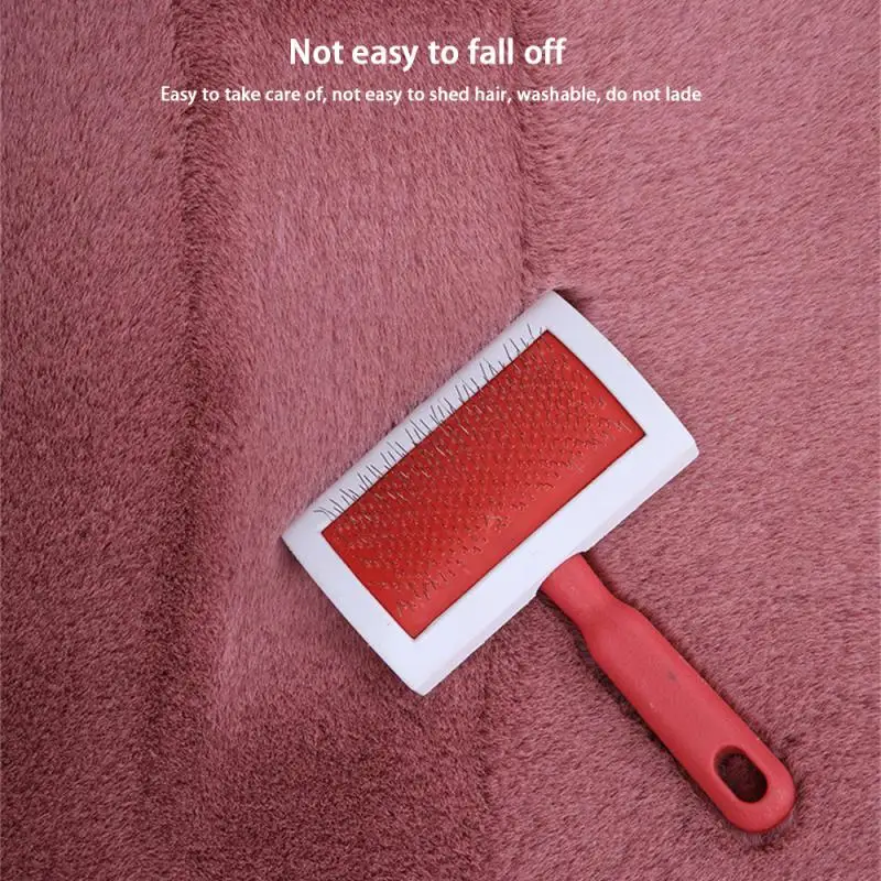 Зимняя плюшевая подушка для автомобильного сиденья из кроличьего меха зимняя