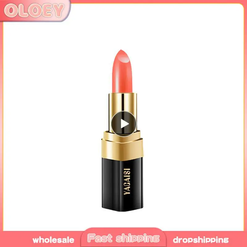 

New!Moisture Lip Balm Temperature Changed Color Lipstick Long Lasting Waterproof Nutritious Lipbalm Natural Moisturizing TSLM2