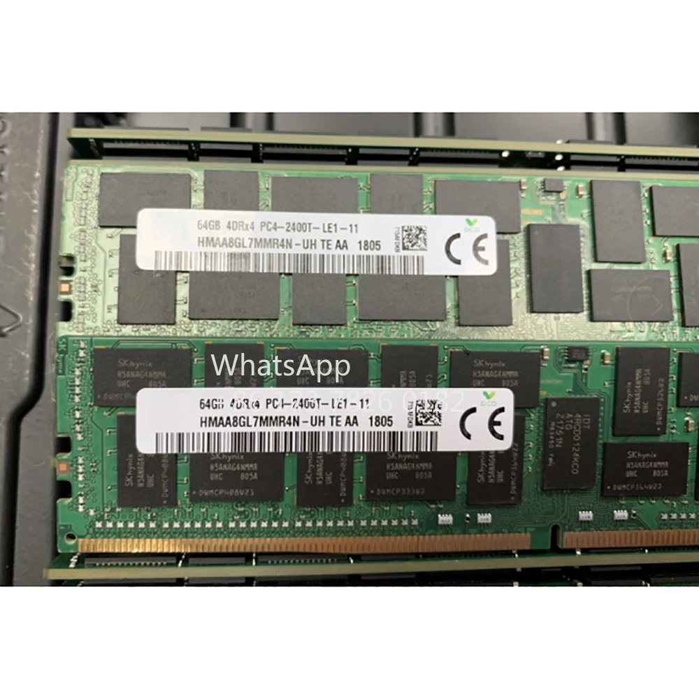 Для SK Hynix RAM HMAA8GL7MMR4N-UH 64G 64 ГБ 4DRX4 PC4-2400T-L DDR4 2400 REG LRDIMM серверная память
