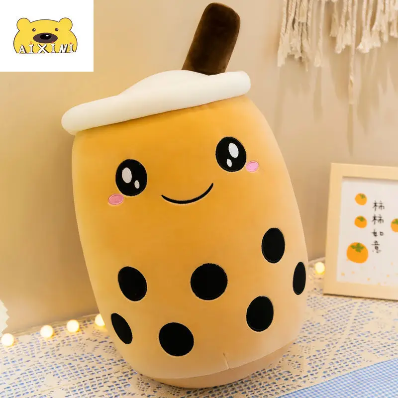 

2 шт., подушка Boba, плюшевый чай с пузырьками, плюшевая игрушка, молочный чай, плюшевая чашка в форме еды, мягкая подушка, детский подарок на ден...