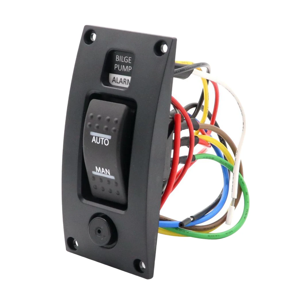 

Marine Boat Bilge Pump Switch with Waterproof - Auto/Off/Man