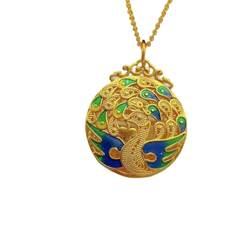 Эмалированный кулон Девять небесных танцев