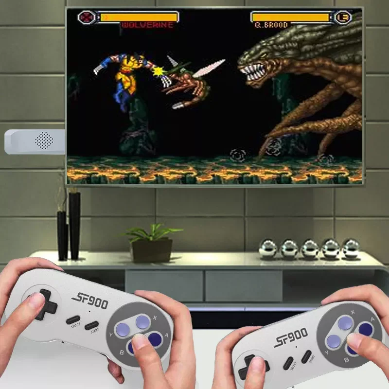 Фото Беспроводная игровая консоль VERORA для SNES, совместимая с HDMI, Игровая приставка со встроенными 3500 + Ретро-играми для SFC Drive №4