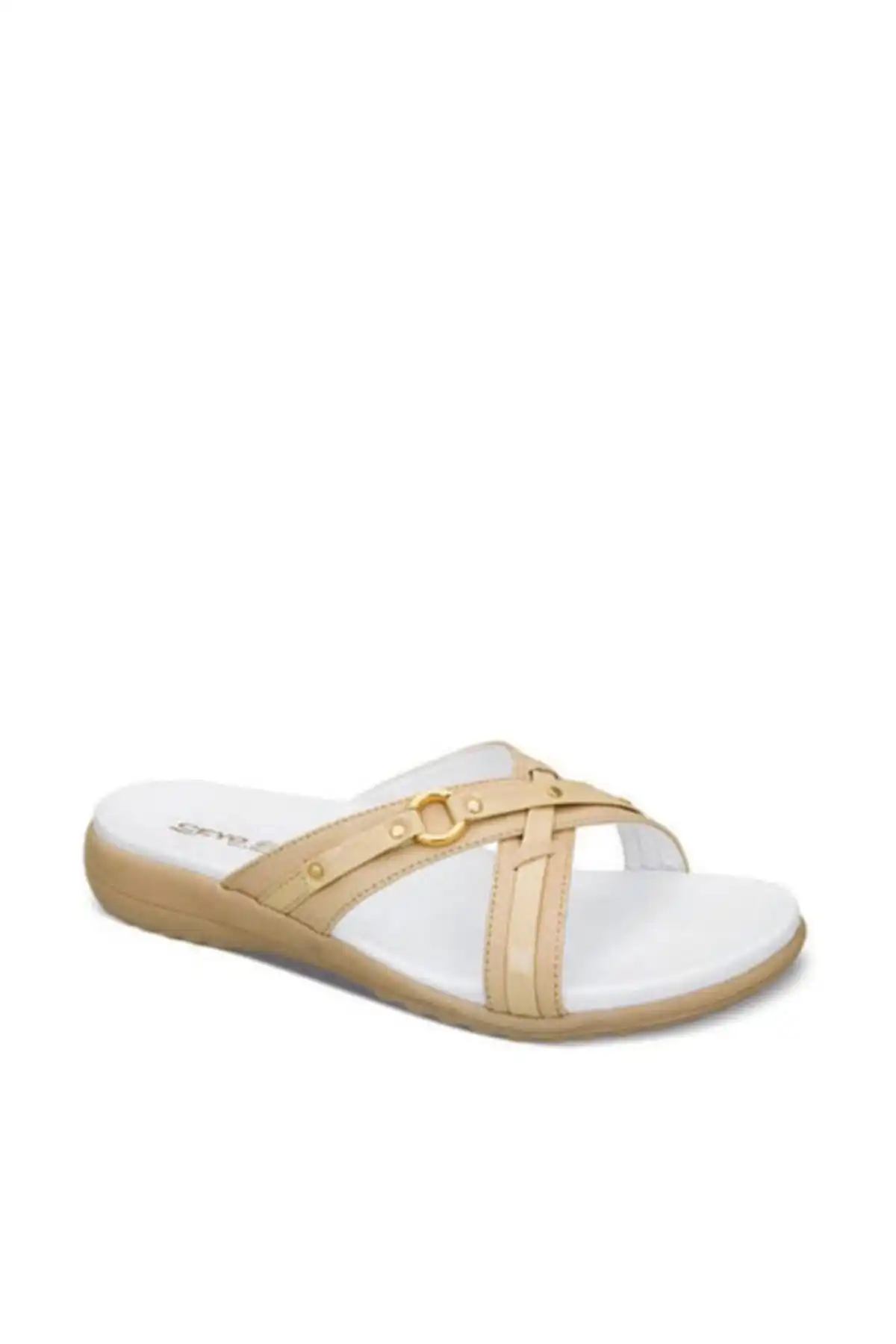 

Beige Women 'S Slippers 08760