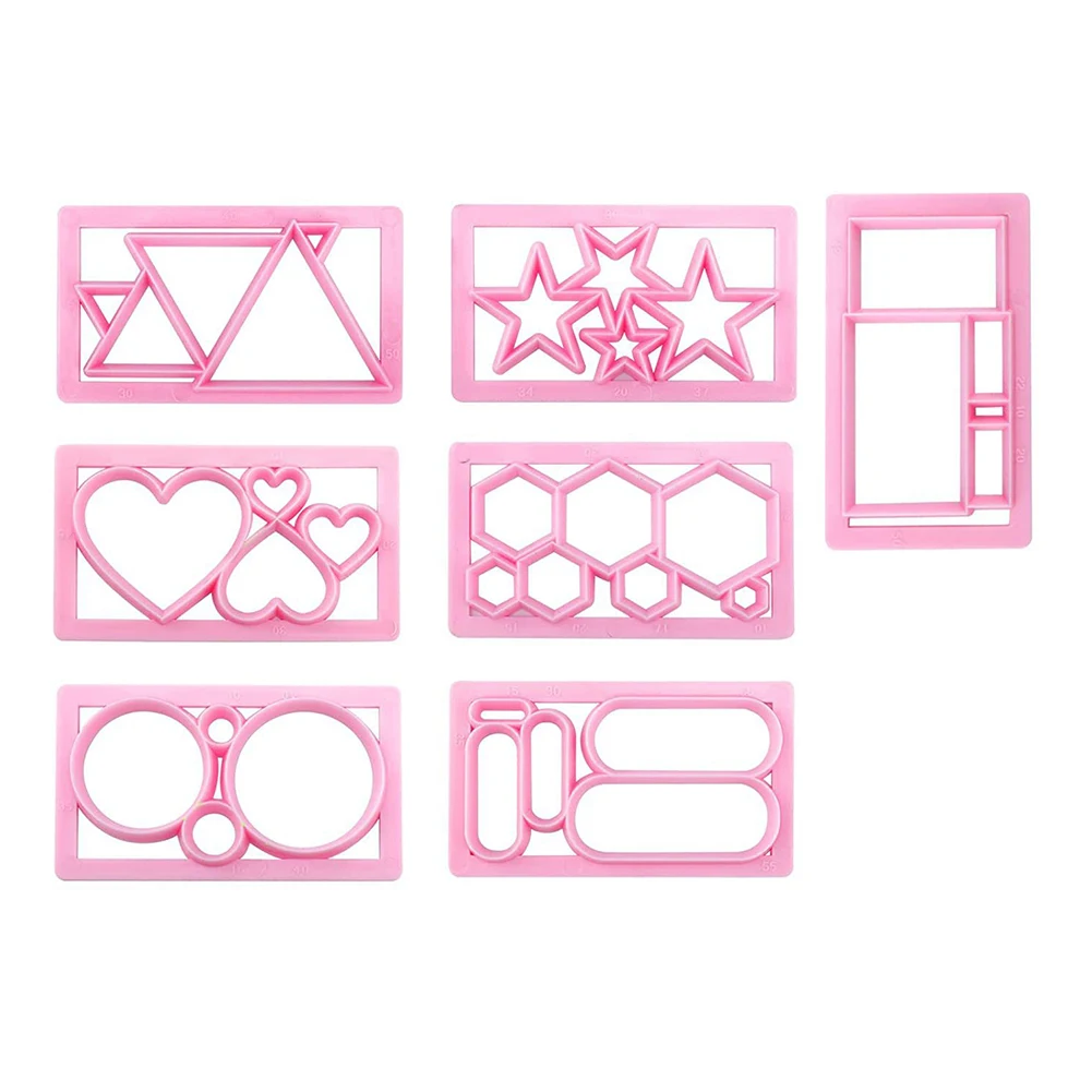

New 7Pcs Polymer Clay Cutters DIY Clay Earring Cutters With Earring Cards Hooks Jump Rings Polymer Clay Jewelry Making Kit Home