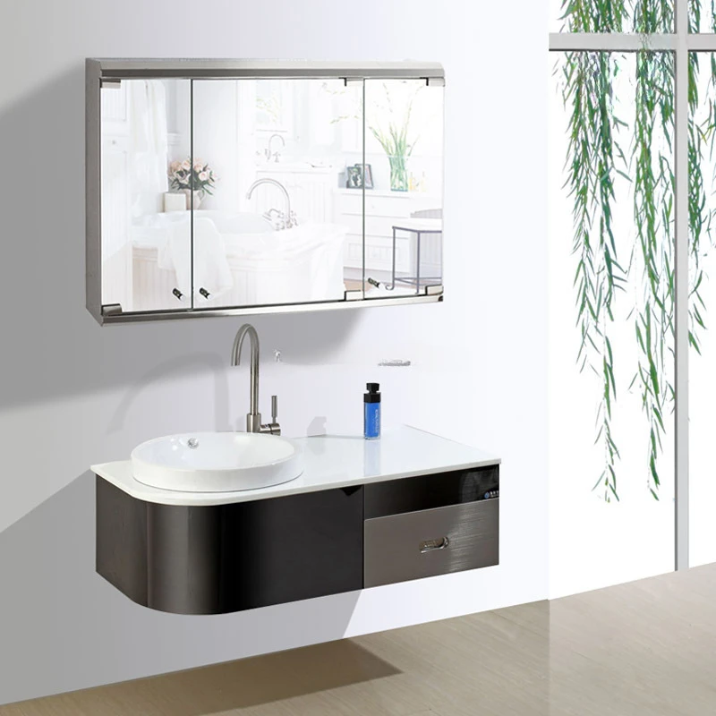 

Top Sale Stainless Steel 304 Bathroom Vanity Commercial Bathroom Vanities