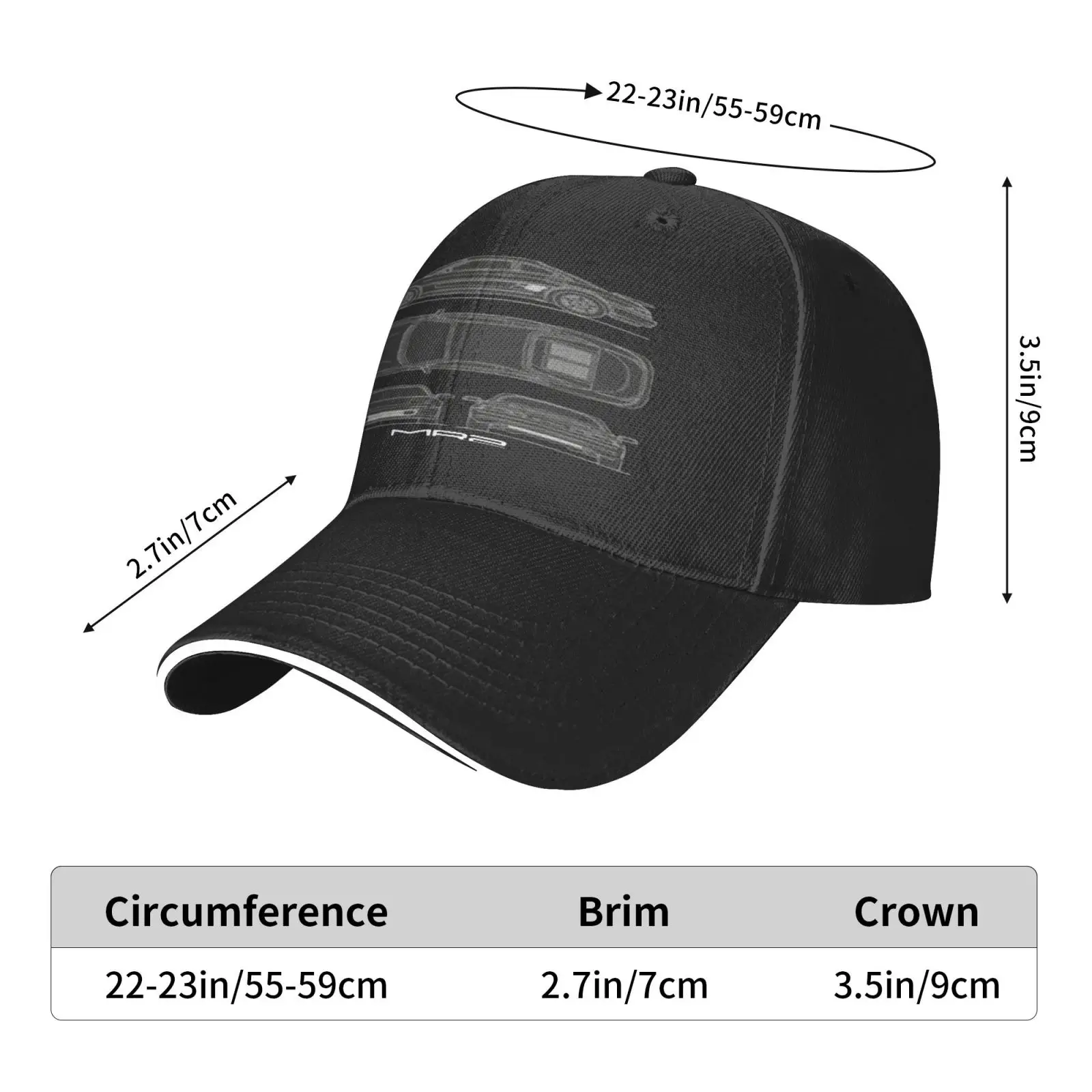 

Mr2 Blueprintt Man Cap Short Brim Anime Man Hat Caps