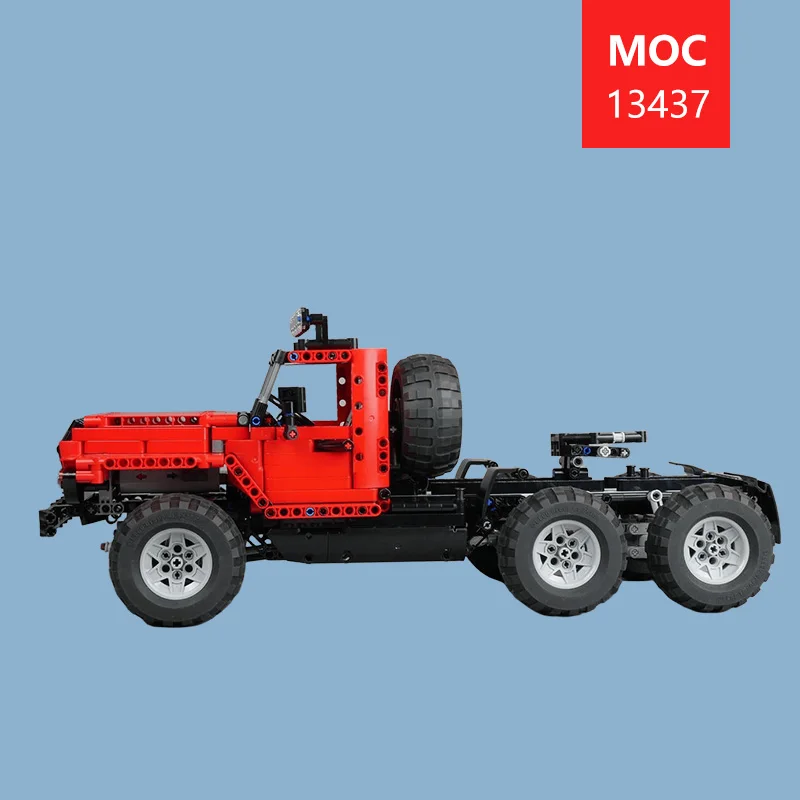 Фото Индивидуально разработанная модель внедорожника MOC 6X6 Technic - Модная развивающая игрушка - Веселый конструктор - Подарки на праздники №4