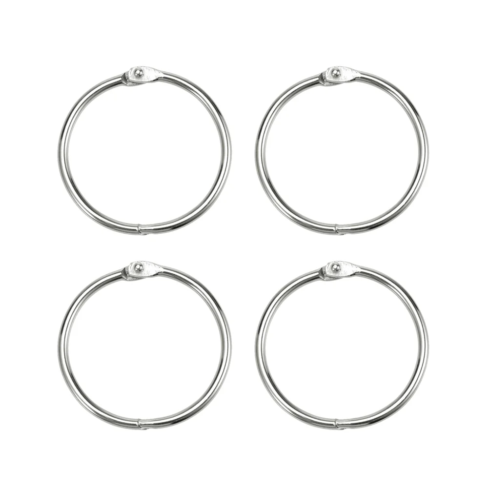 50 шт. брелок для книг кольца переплета небольшой офисный зажим фотографий