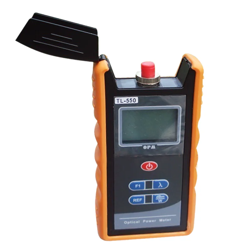 

TL-550 Optical Power Meter with FC SC Common Adapter Head High Sensitivity, Dustproof and Anti-drop TL-550