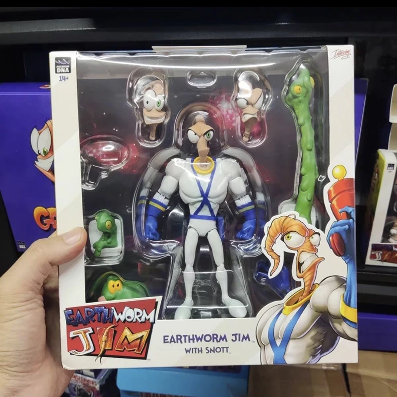 Оригинальный Earthworm Jim 2.0 Pdna 1/12 Psy Crow Bob The Killer Фигурка Worm Body Psy-Crow Коллекционная