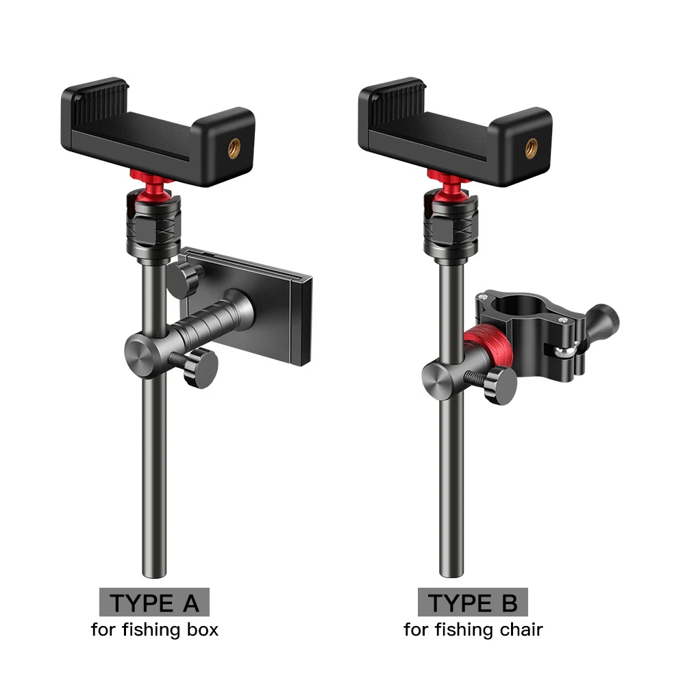 

Fishing Lamp Rack Stand Fishing Light Stand with Phone Holder for Fishing Chair Outdoor Camping Equipment Hiking Accessories