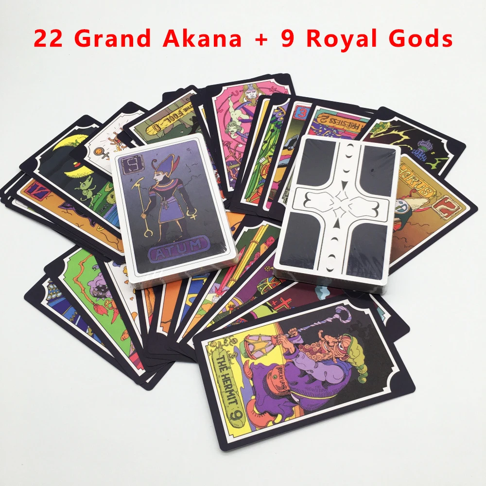 

Карты Таро Джоджо, невероятные приключения, колода Таро, карта Джоджо, 22 Grand Akana + 9 королевских богов, аниме, версия на английском языке, 31 шт.