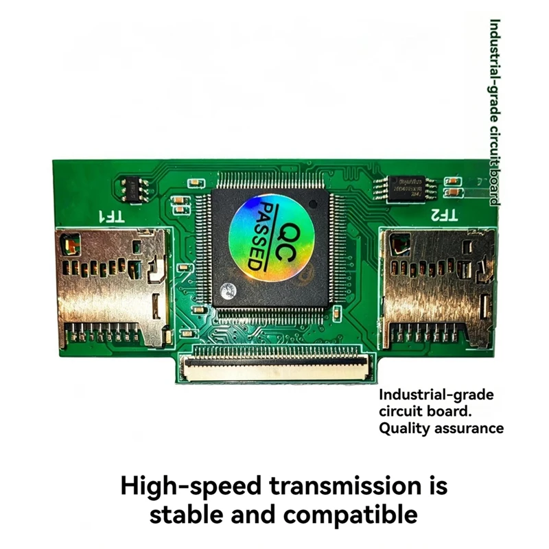 Фото Адаптер-конвертер DT23 Dual TF Card to CE ZIF для iPod, ПК, DVR, iFlash Modding с поддержкой одновременного чтения/записи. №4