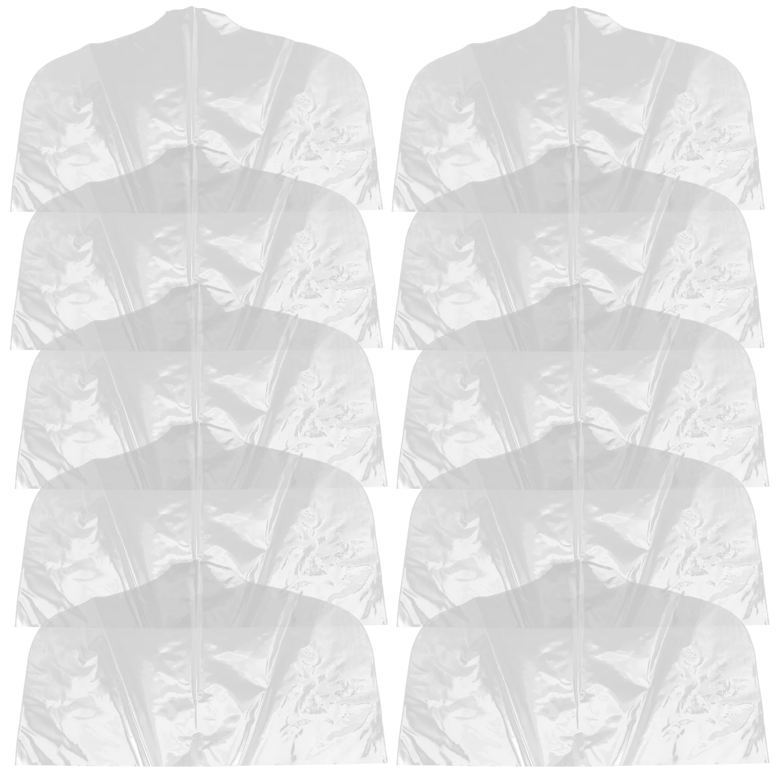 

10Pcs Clear Plastic Clothes Shoulder Covers Hanging Shoulder Covers Clothing Dust Covers