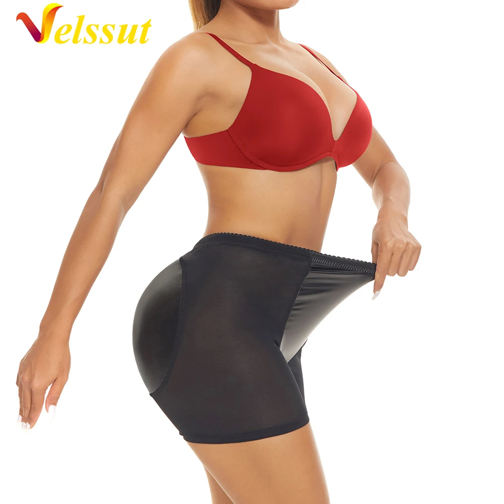 

Женские Корректирующие трусики Velssut для подтяжки ягодиц, бесшовные Утягивающие трусики, с эффектом пуш-ап