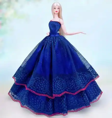 Для Барби Одежда и аксессуары для Барби вечернее платье Барби принцессы Свадебные платья одежда много кукол аксессуары