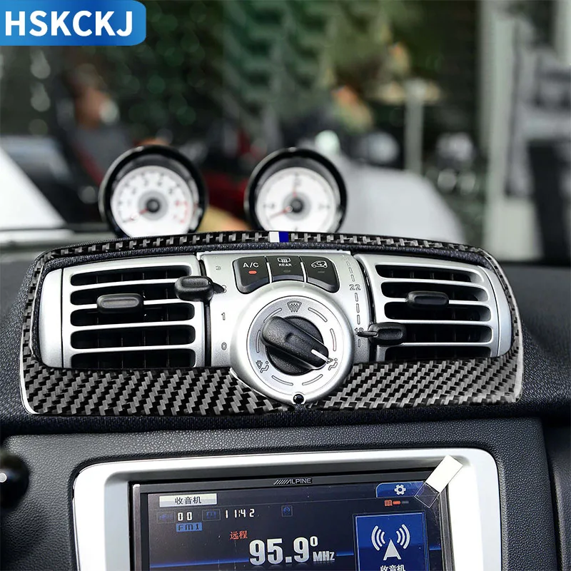 

Автомобильная наклейка из углеродного волокна для Mercedes Benz Smart Fortwo 451 C451 Coupe A451 Cabrio 2011 2012 2013 2014 2015