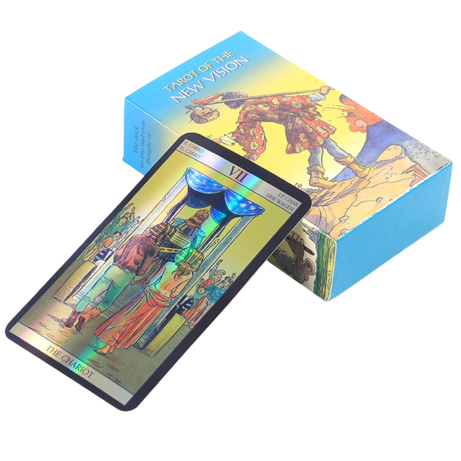 

Tarot из нового набора палуб видения, повышающая уверенность в себе, волшебная настольная игра, гадания на английском языке, таро, игральные ка...