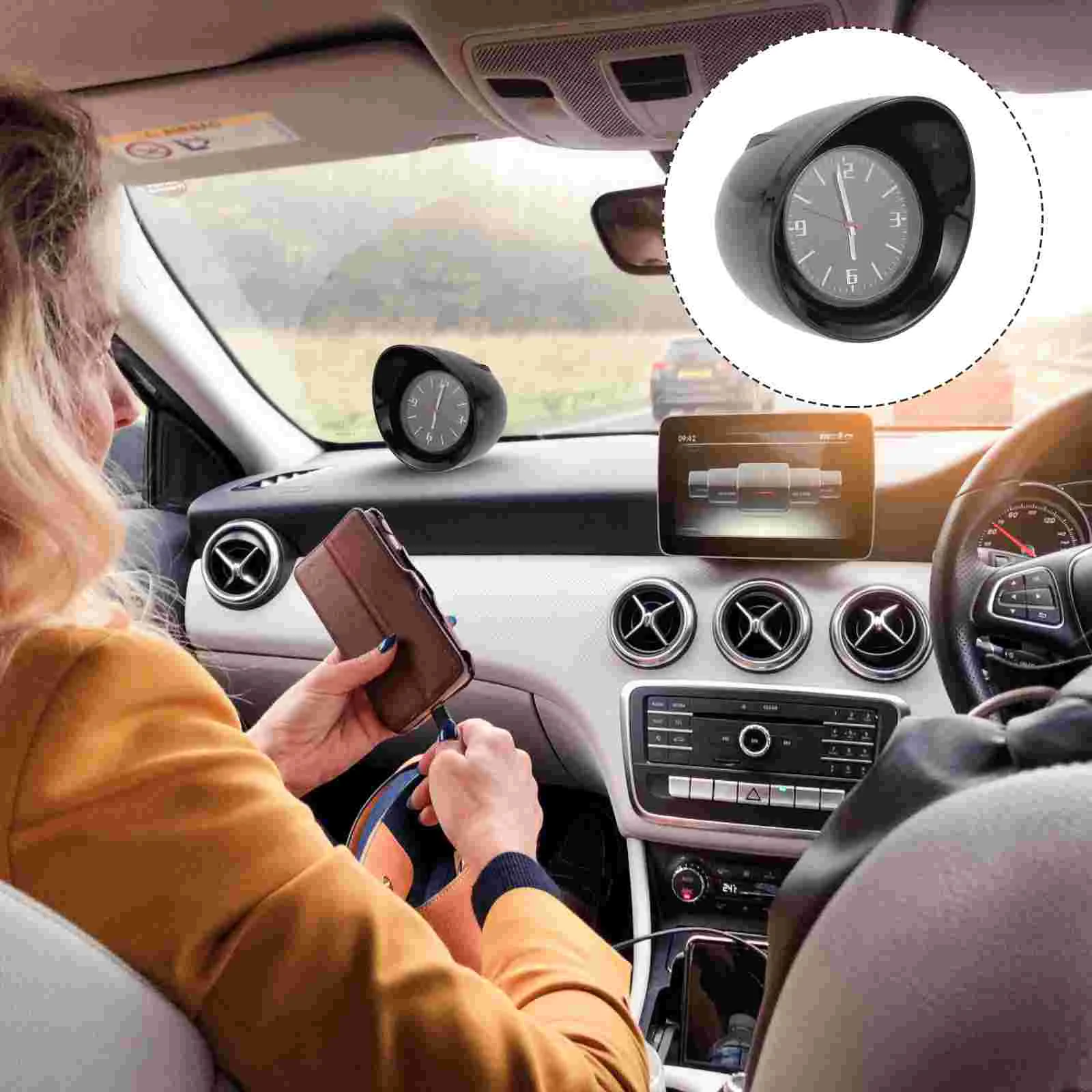 

Car Clock Digital Dashboard Car Dash Clock Stick Car Dashboard Clock Zinc Alloy Case Car Digital Clock Office