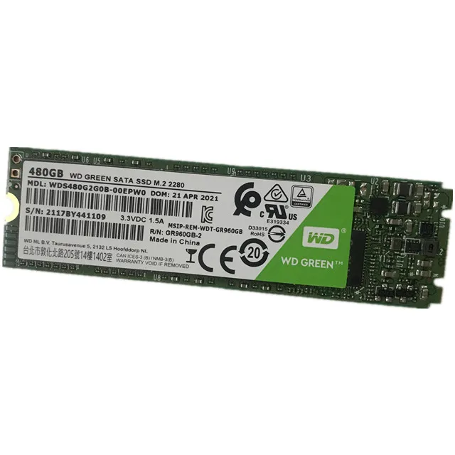 

Горячая Распродажа W D 480G SATA SSD NVme m.2 2280 твердотельный накопитель ssd m2 nvme