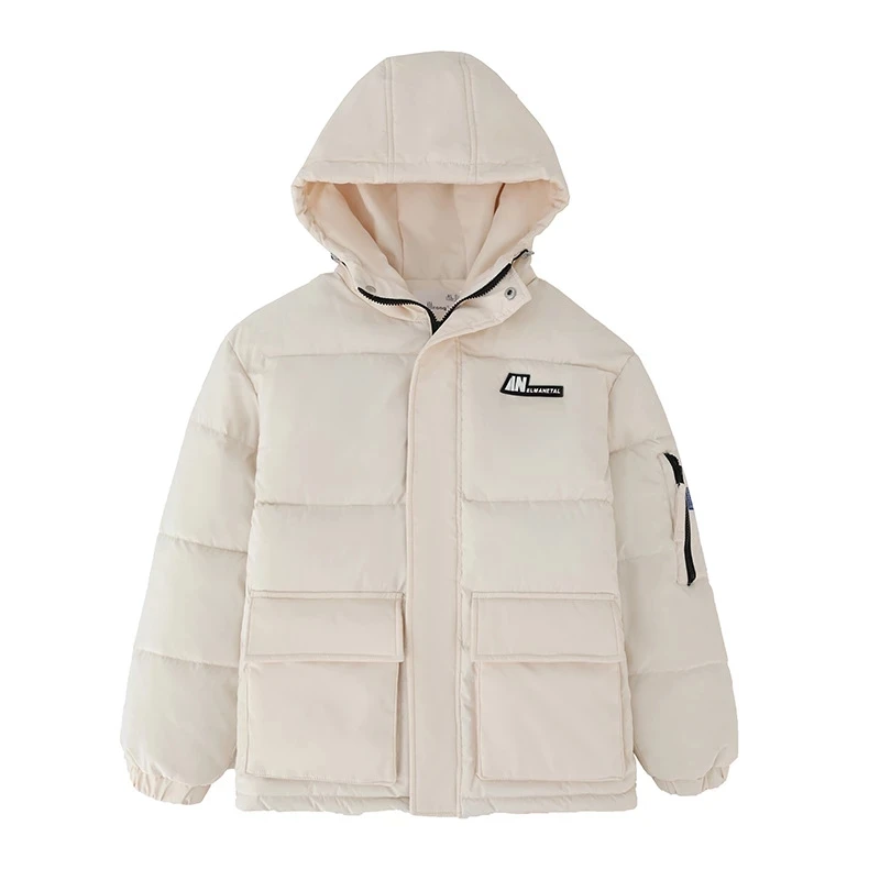 Warm Thicken Hooded Cotton Coat Loose Bread Coat Winter Jacket Women Outwear 2022 New Parkas Women Winter Cotton Padded Jacket