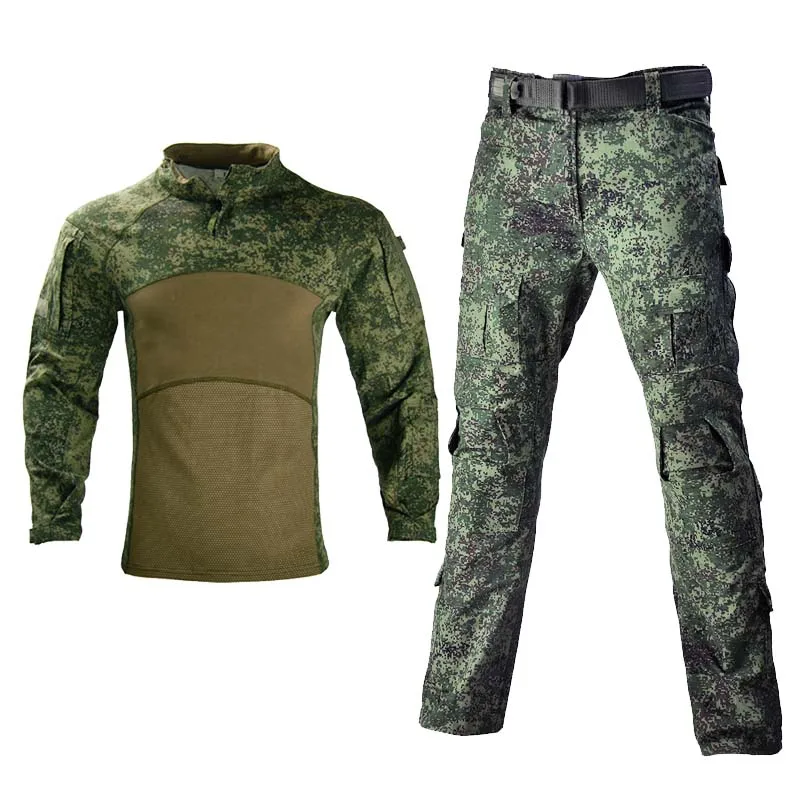 

Airsoft Paintball Men Work Pants Military Clothing Uniform Tactical Combat Shirts Cargo Pants +Pads Army Suits Hunting Clothes