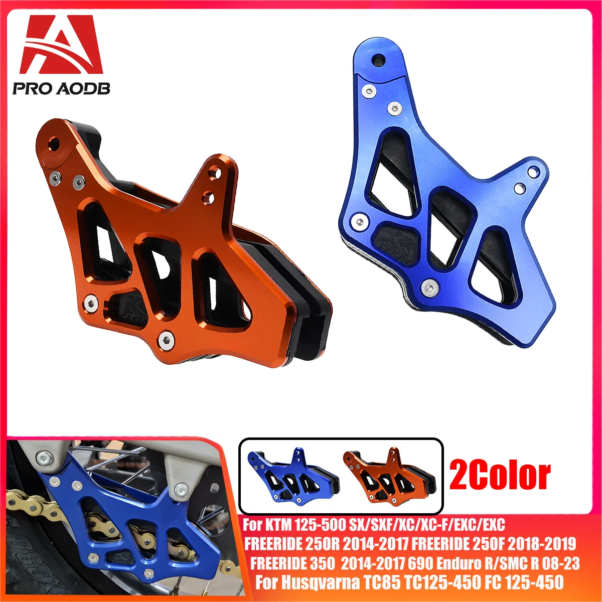 Защитная крышка направляющей цепи мотоцикла для KTM SX SXF EXC EXCF XC XCW XCF SMC Husqvarna FC TC FE 85