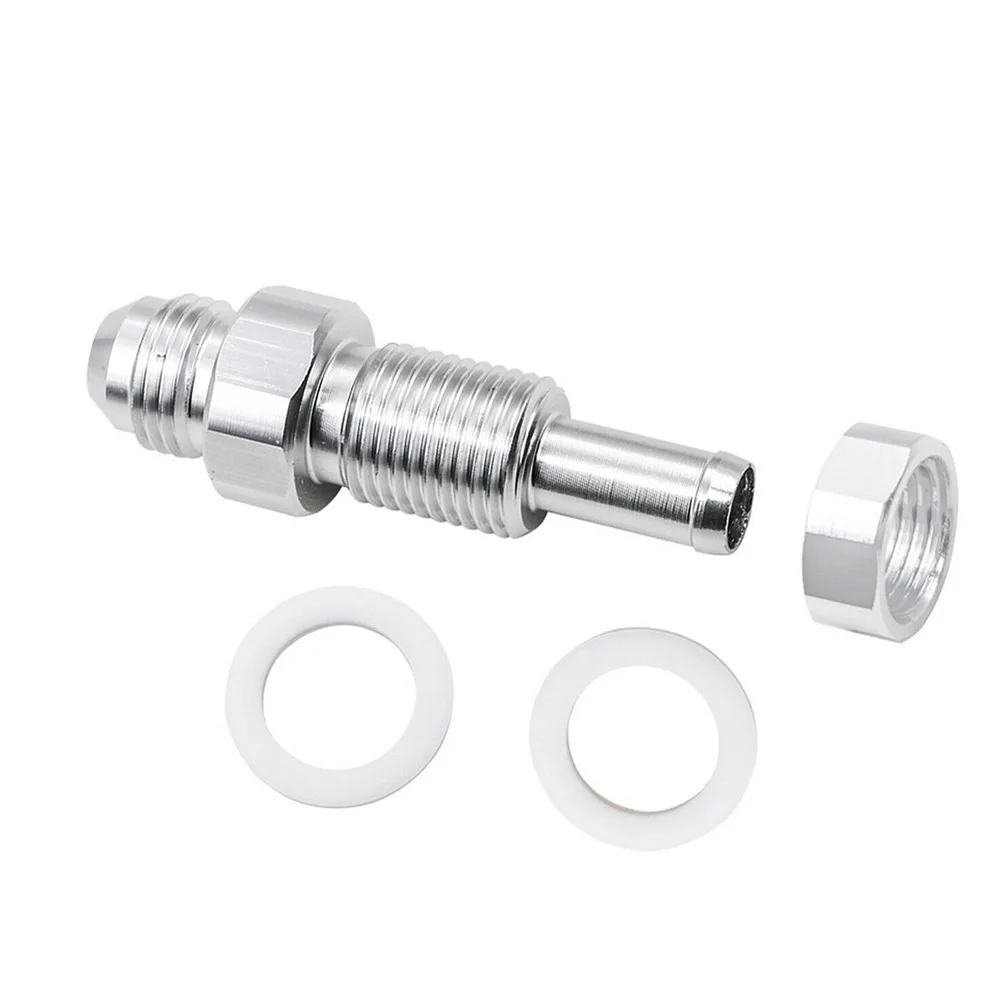 

6AN Male Fuel Tank Fitting 2pcs 5/16 Hose Barb Accessories Auto Modified