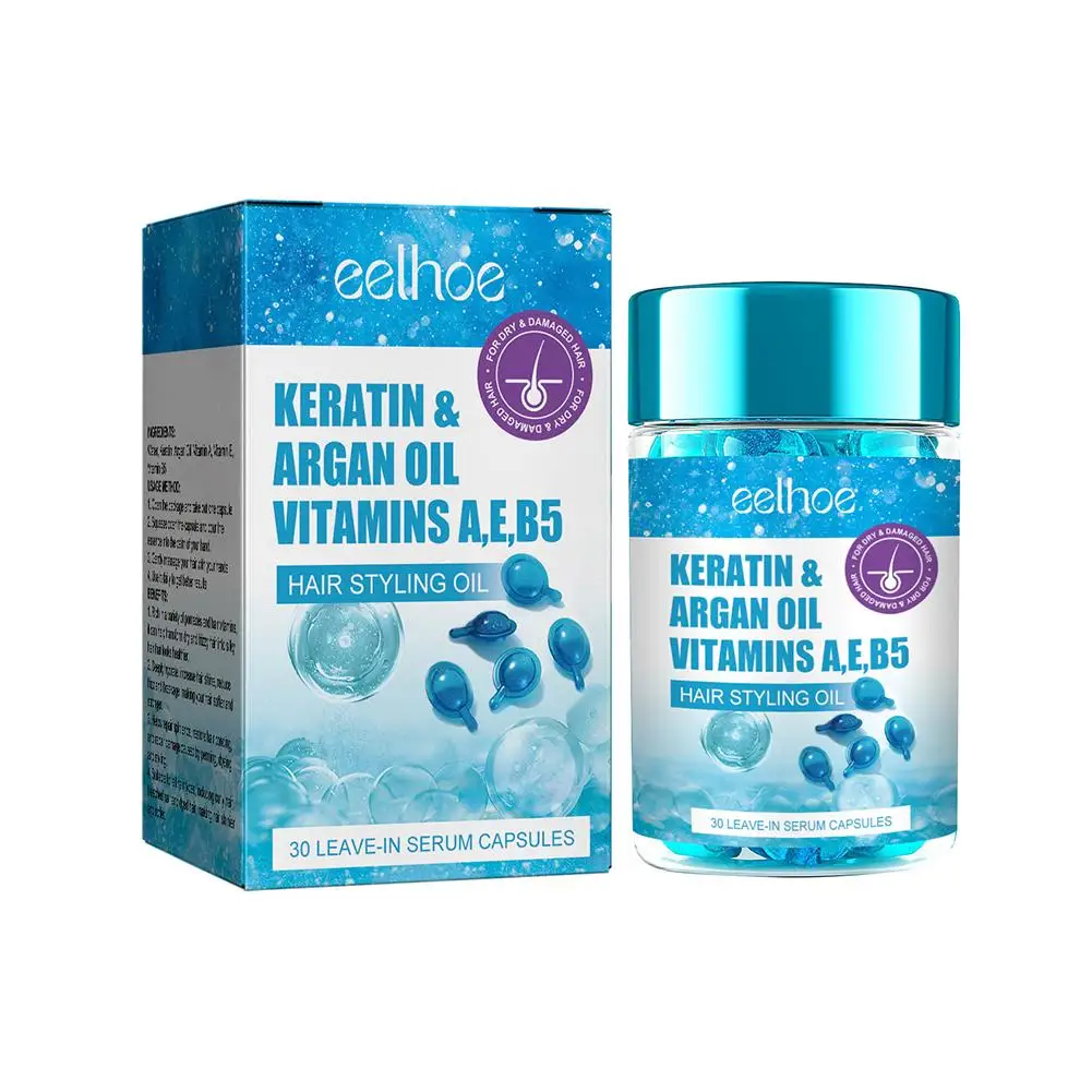 Витаминная капсула для волос Кератиновое масло против выпадения