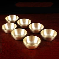 1pc tibetan copper bowl buddha disciples to provide water meditation mini brass cup home desk decoration