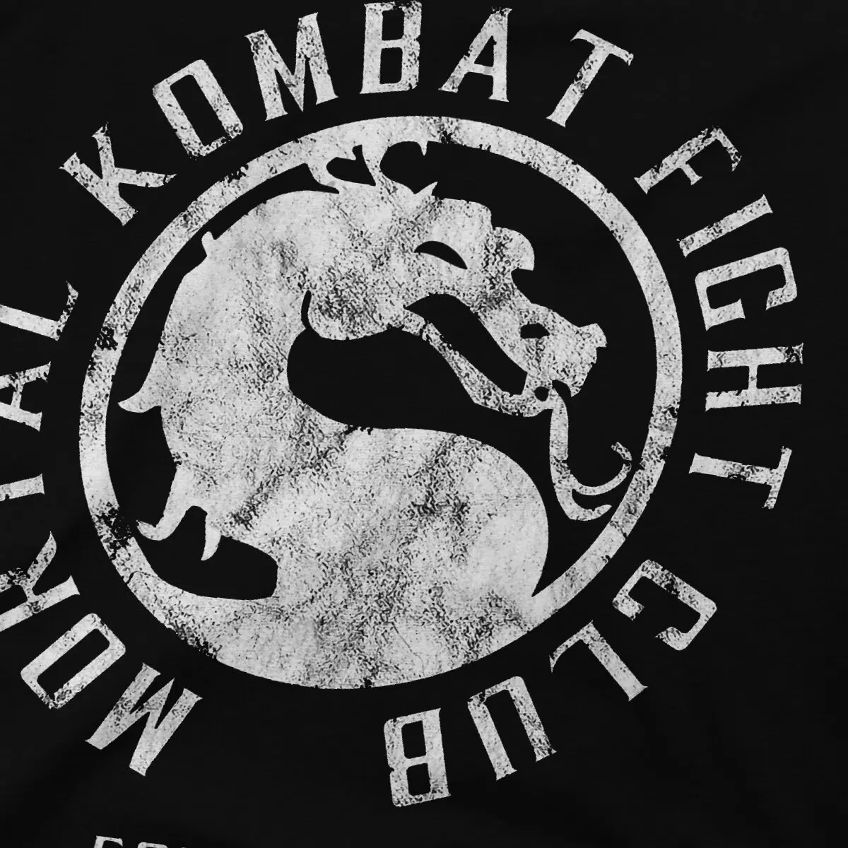 Футболка с надписью Fight Club белая футболка Mortal Kombat Mk Games топы круглым вырезом
