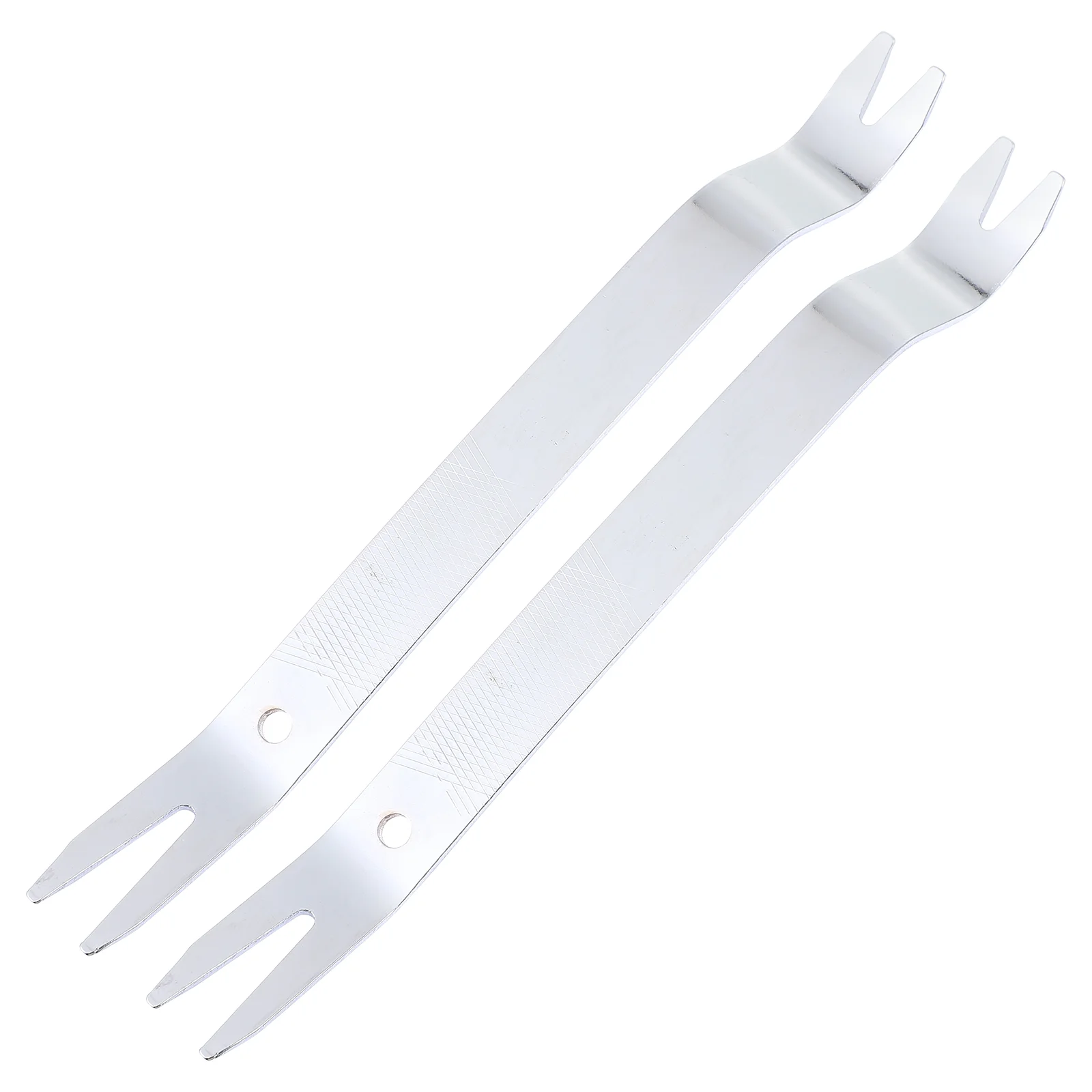 

2pcs Premium Steel Crowbars Durable Steel Pry Bars Disassembling Crowbars