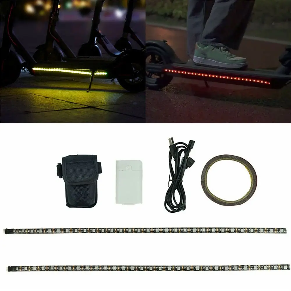

For Xiaomi M365 DIY Decorative Waterproof Electric Scooter Strip Skateboard Light Bar Lamp Flashlight