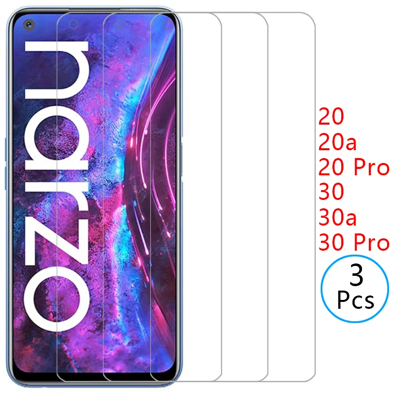 Защитное закаленное стекло для realme narzo 20 30 pro 5g 20a 30a, Защита экрана для narzo20 narzo30 a 20pro 30pro, пленка realmi 9h