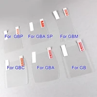 500pcs plastic clear screen lens protective film for gbp gb gba gbc gbasp gbm
