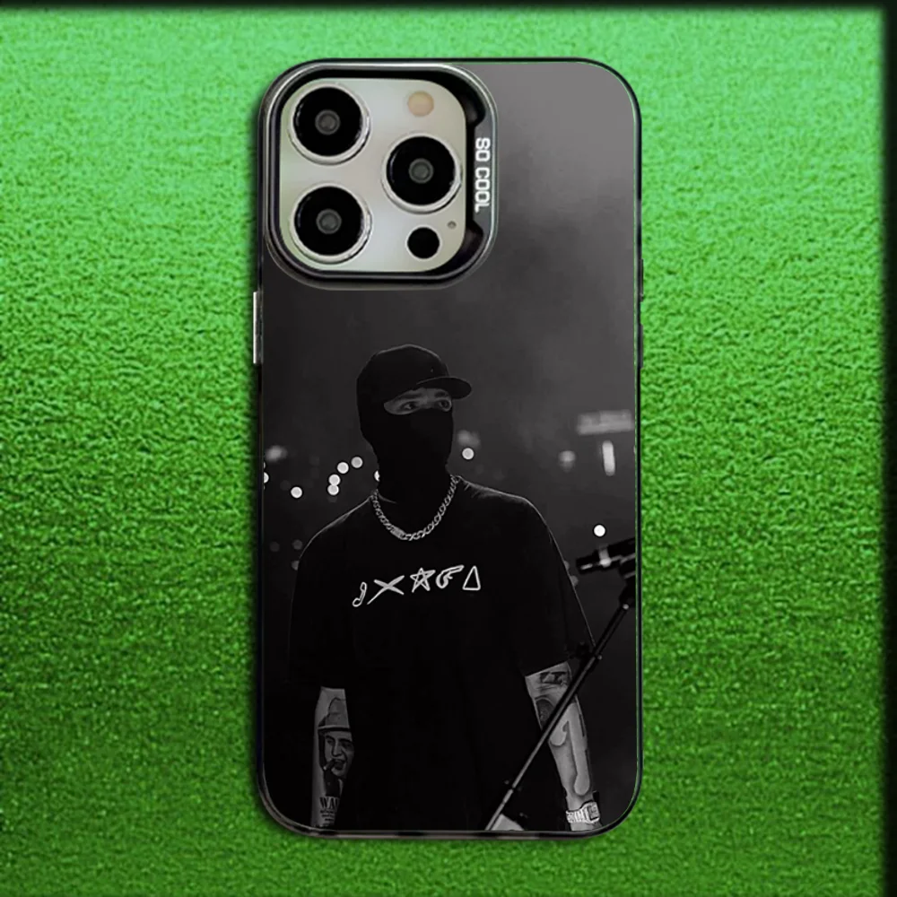 Фото Gervonta P-Peso Pluma Phone Case For iPhone 16,15,14,13,12,11,Mini,Pro,MAX Gray Matte Silicone Black Cover №3