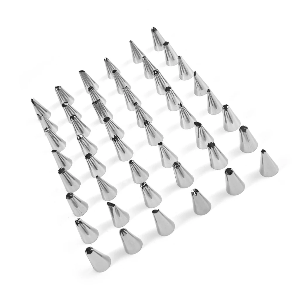 

Набор кондитерских насадок для торта, 52 шт.