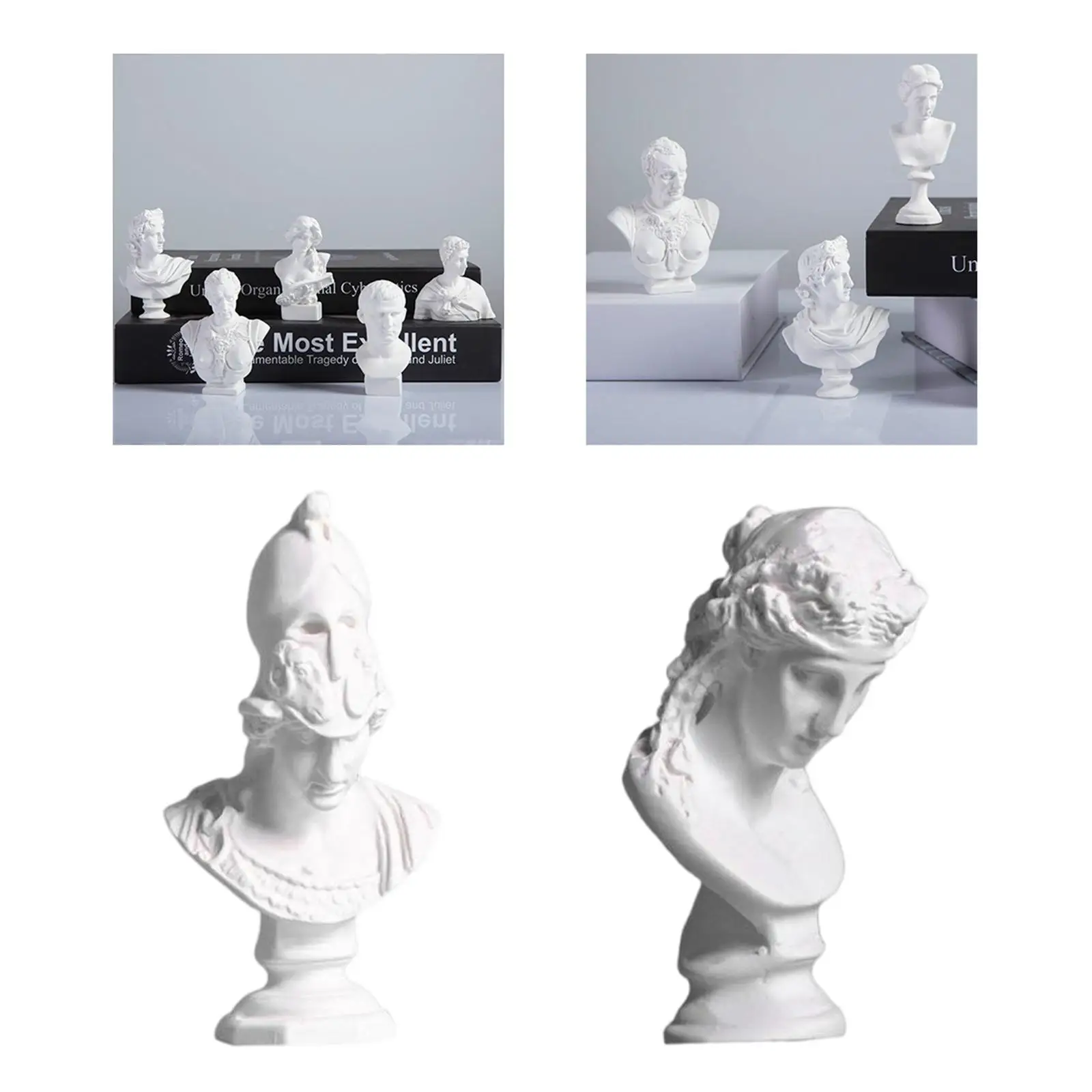 

2 шт., статуэтка греческой мифологии, ретро искусство, полимерная скульптура, скандинавский Декор