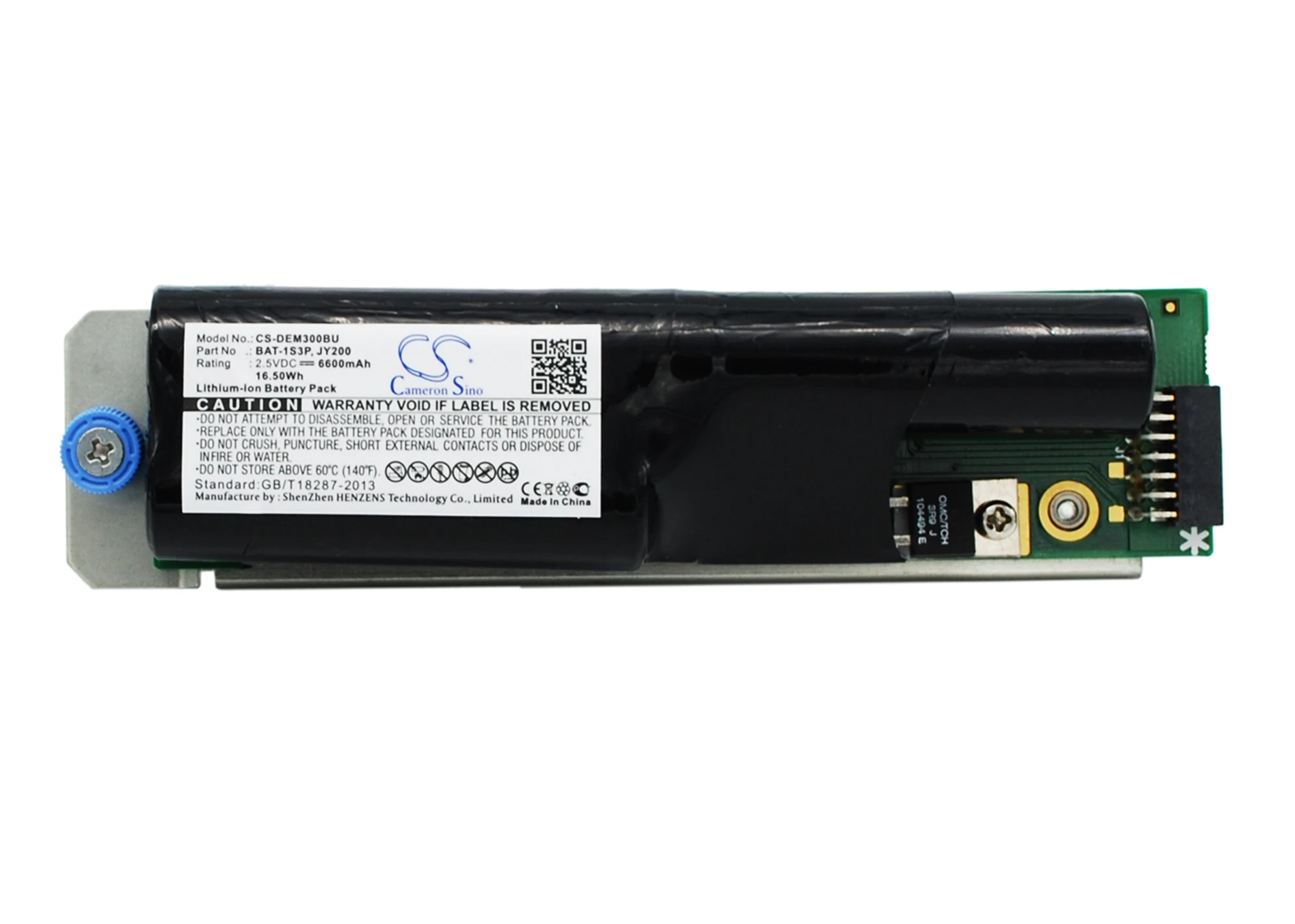 

CS 6600mAh/16.50Wh battery for DELL PowerVault MB3000I,PowerVault MD3000 371-2482,BAT-1S3P,C291H,JY200,P16353-06-C