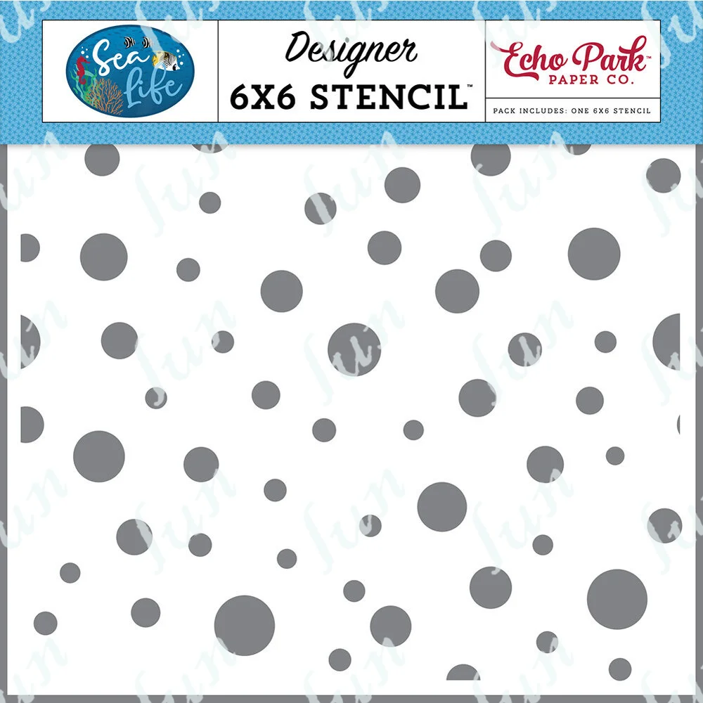 

New Under Water Bubbles Layering Stencils Reusable Crafts Template Kids Fun Diy Drawing Scrapbooking Coloring Folders Decor Mold