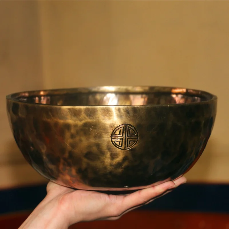 

Dragon Chakra Singing Bowl Bole, Professional Release Stress, Nepal Singing Bowl Design, Entertaining Klankschaal, Tibetan