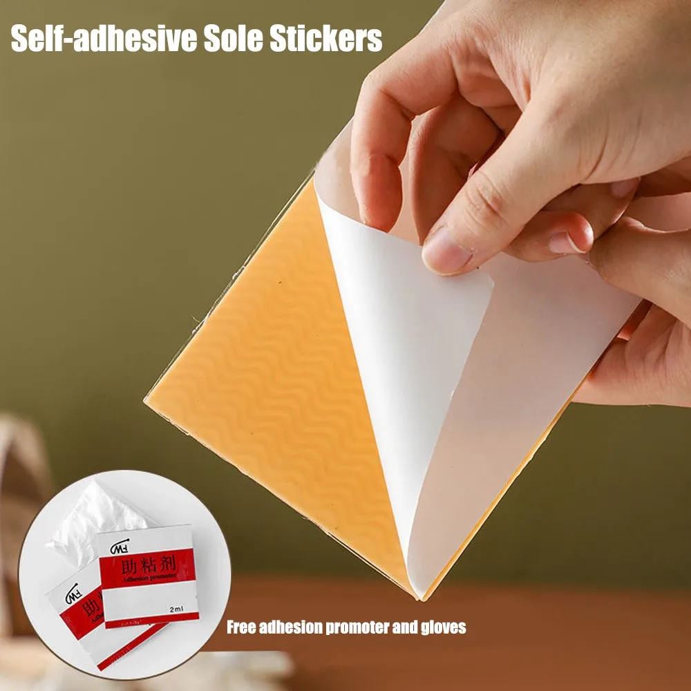 Non-slip Wear-resistant Rubber Shoes Sole Protector Sticker for Women High Heel Self-Adhesive Rubber Outsoles Protector Insoles