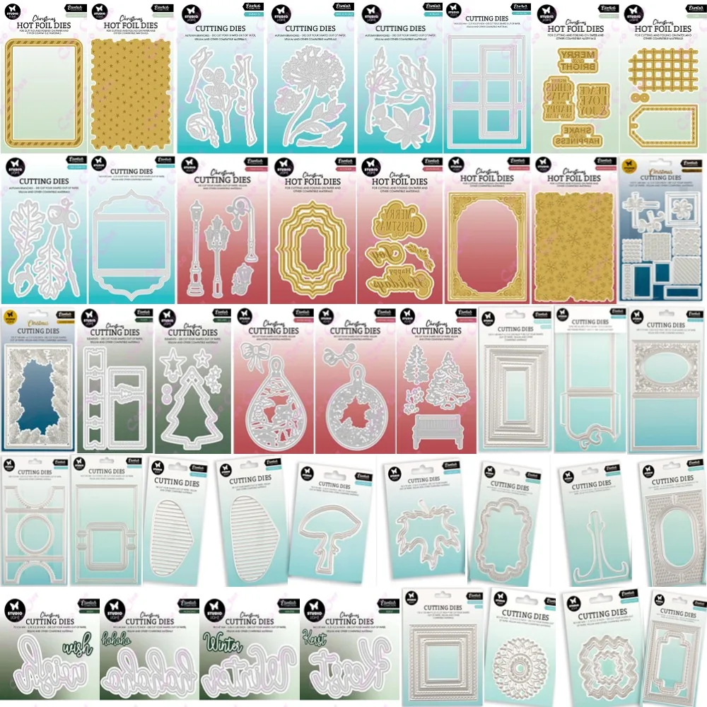Большая распродажа рождественская лампа вырубные штампы горячая фольга