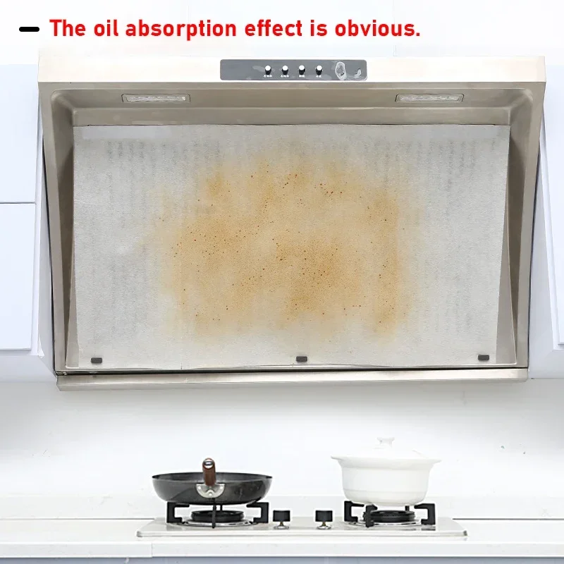Одноразовые кухонные масляные фильтры бумажные для капота Нетканые защиты от