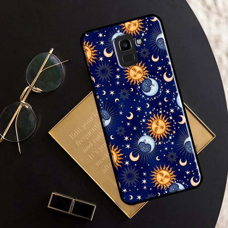 Чехол Sun And Moon Star для Samsung Galaxy J8 2018 J4 J6 Plus A6 A8 A9 A3 A5 2016 J3 J5 J7 2017